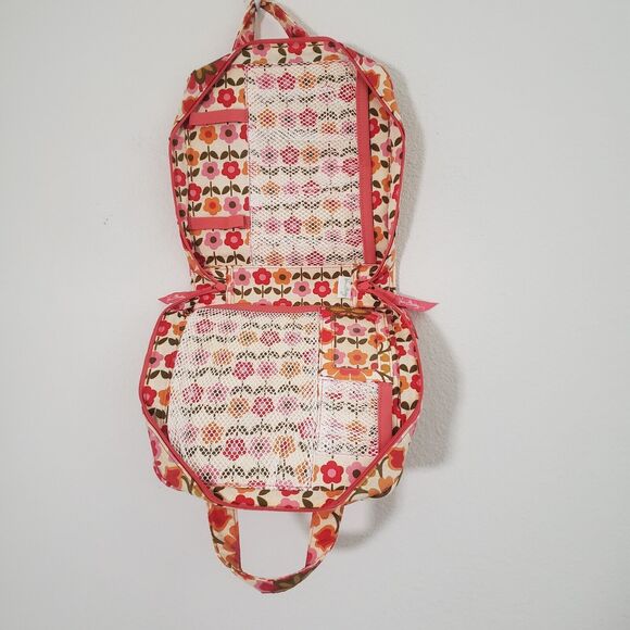 Vera Bradley Tech Travel Case Organizer Pink Floral Folkloric - Picture 9 of 10